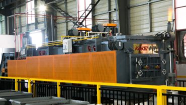 German plate steel at the KAKEI chain factory